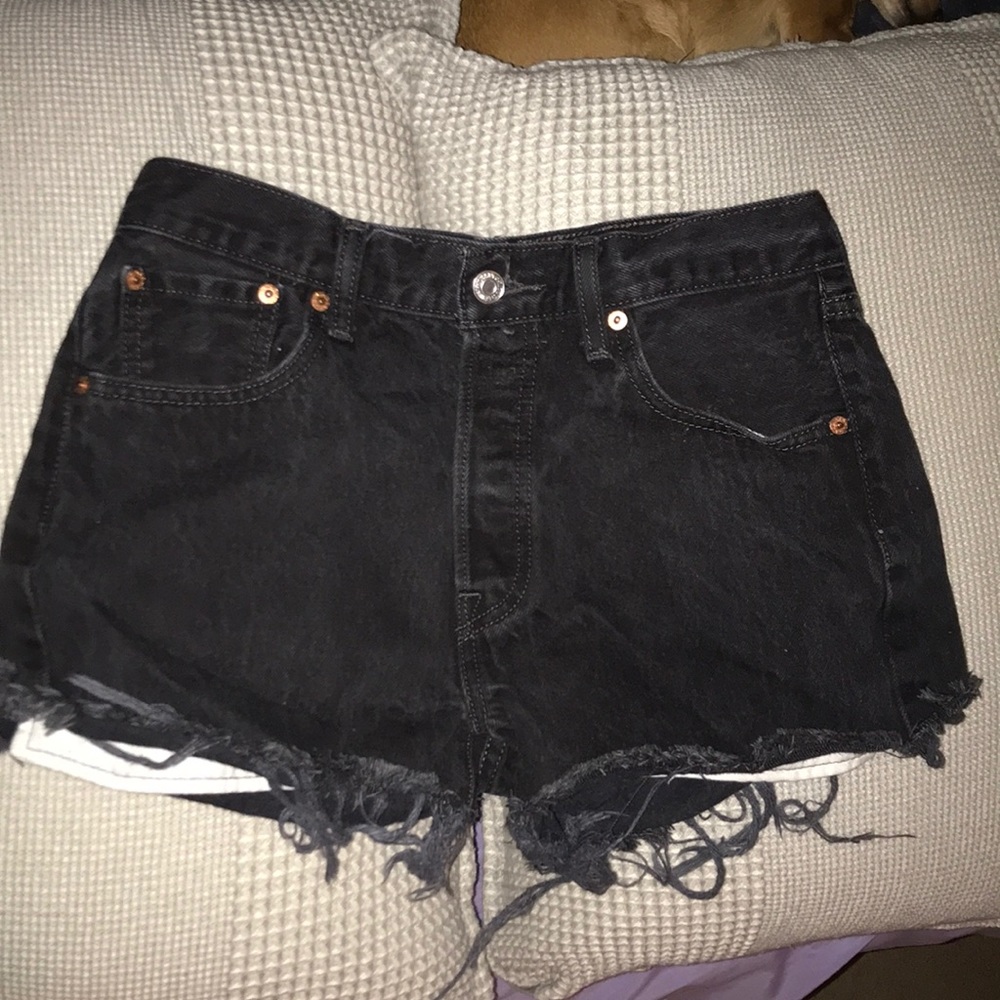 Levi’s button fly 501 cut off shorts